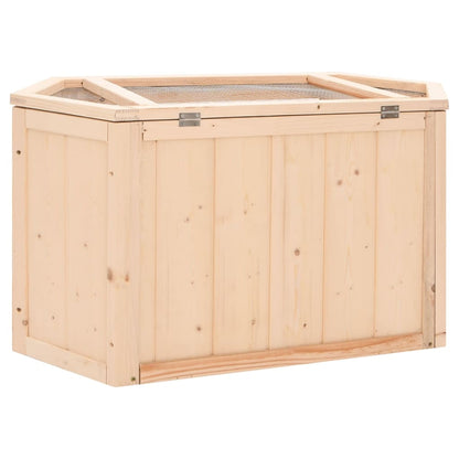 Jaula Para Hámster Madera Maciza Abeto 80X40X43 Cm