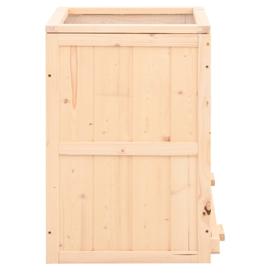 Jaula Para Hámster Madera Maciza Abeto 81X40X60 Cm