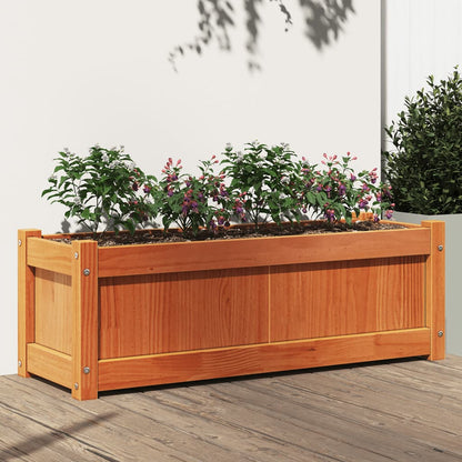 Jardineras De Exterior 2 Unidades Madera Maciza De Pino