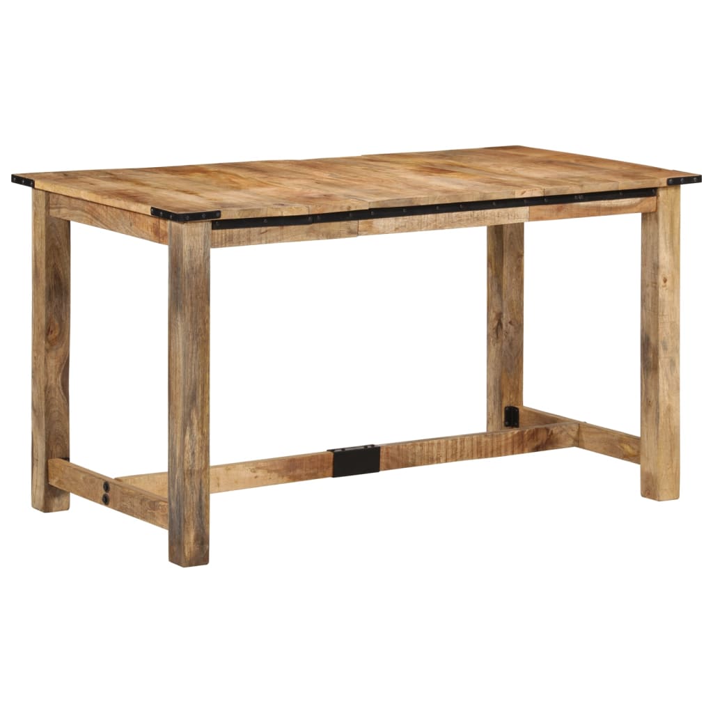 Mesa De Comedor Madera Maciza De Mango