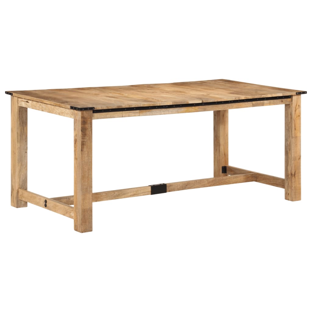 Mesa De Comedor Madera Maciza De Mango