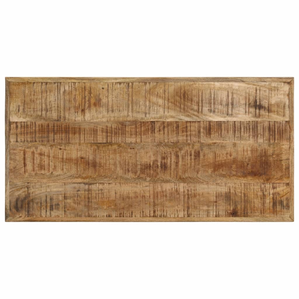 Mesa De Comedor Madera Maciza De Mango 110X55X75 Cm