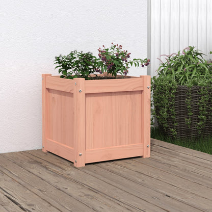 Jardineras De Exterior 2 Uds Madera Maciza De Pino Marrón Cera