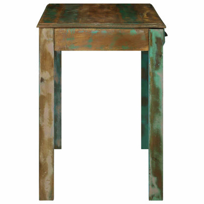 Escritorio Marrón 112 X 55 X 76 Cm Madera Sólida Recuperada