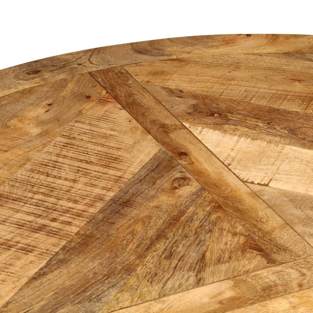 Mesa De Comedor Madera Maciza De Mango Sin Tratar Ø