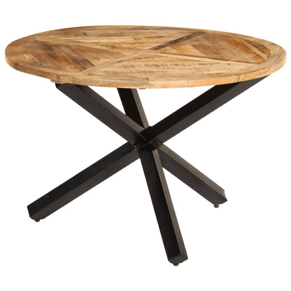 Mesa De Comedor Madera Maciza De Mango Sin Tratar Ø