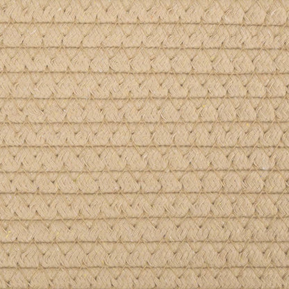 Cesta De Almacenaje Algodón Y Blanco Ø