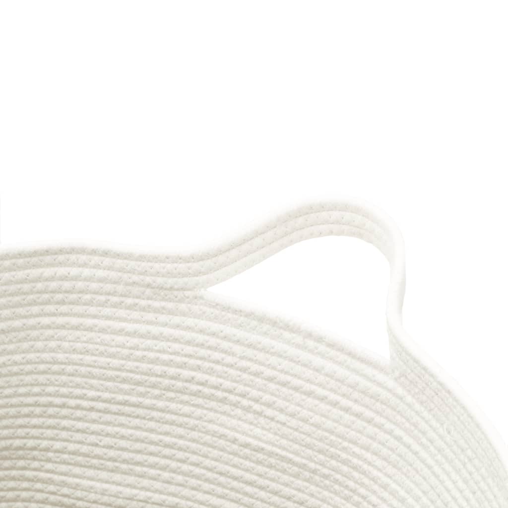 Cesta De Almacenaje Algodón Y Blanco Ø49X65 Cm