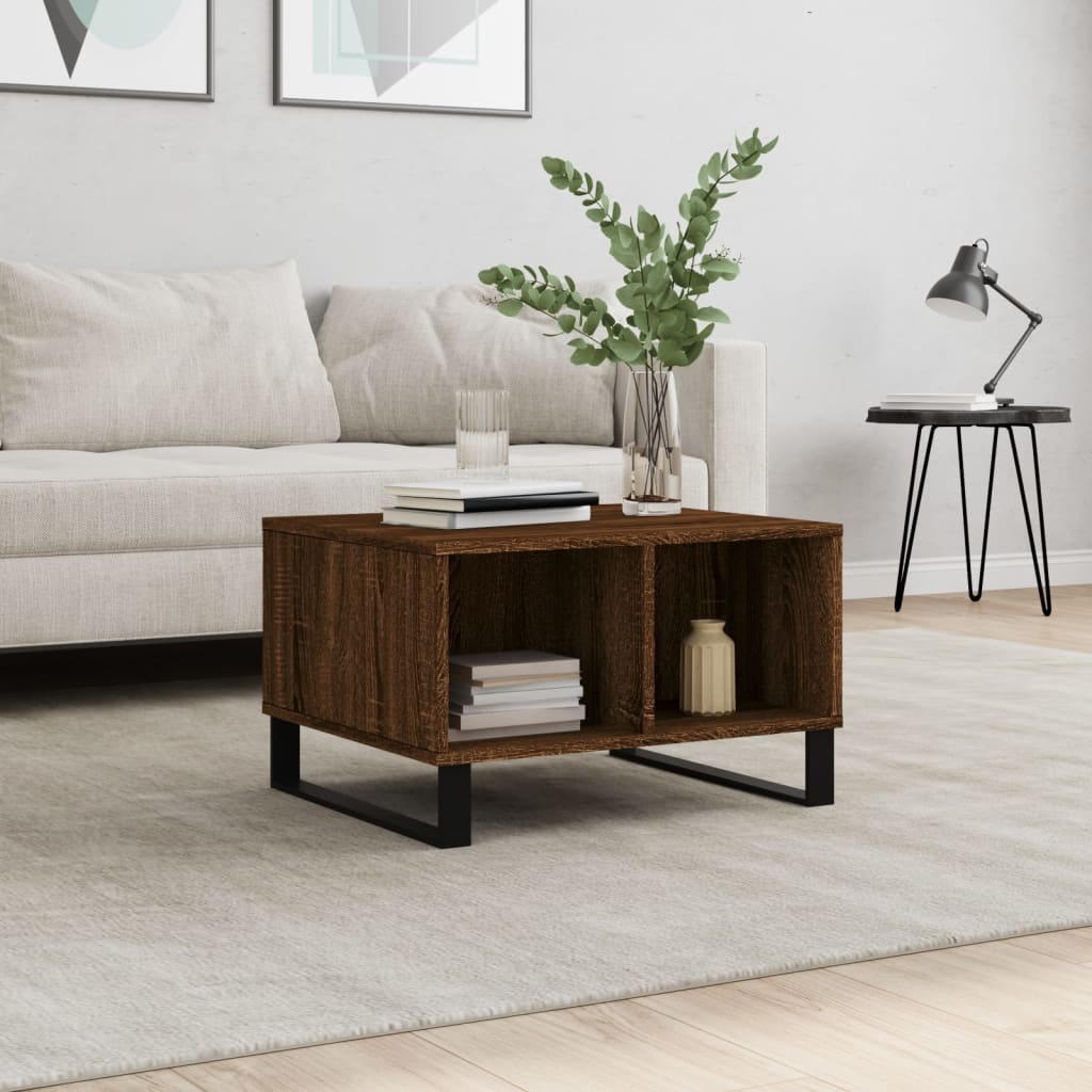 Mesa De Centro Madera Contrachapada 60X50X36,5 Cm