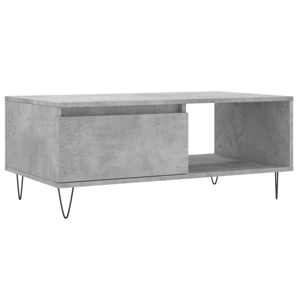 Mesa De Centro Madera Contrachapada 90X50X36,5 Cm