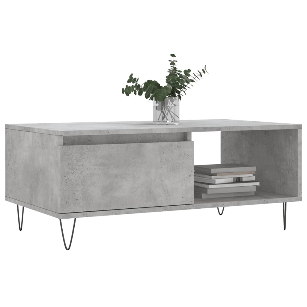 Mesa De Centro Madera Contrachapada 90X50X36,5 Cm