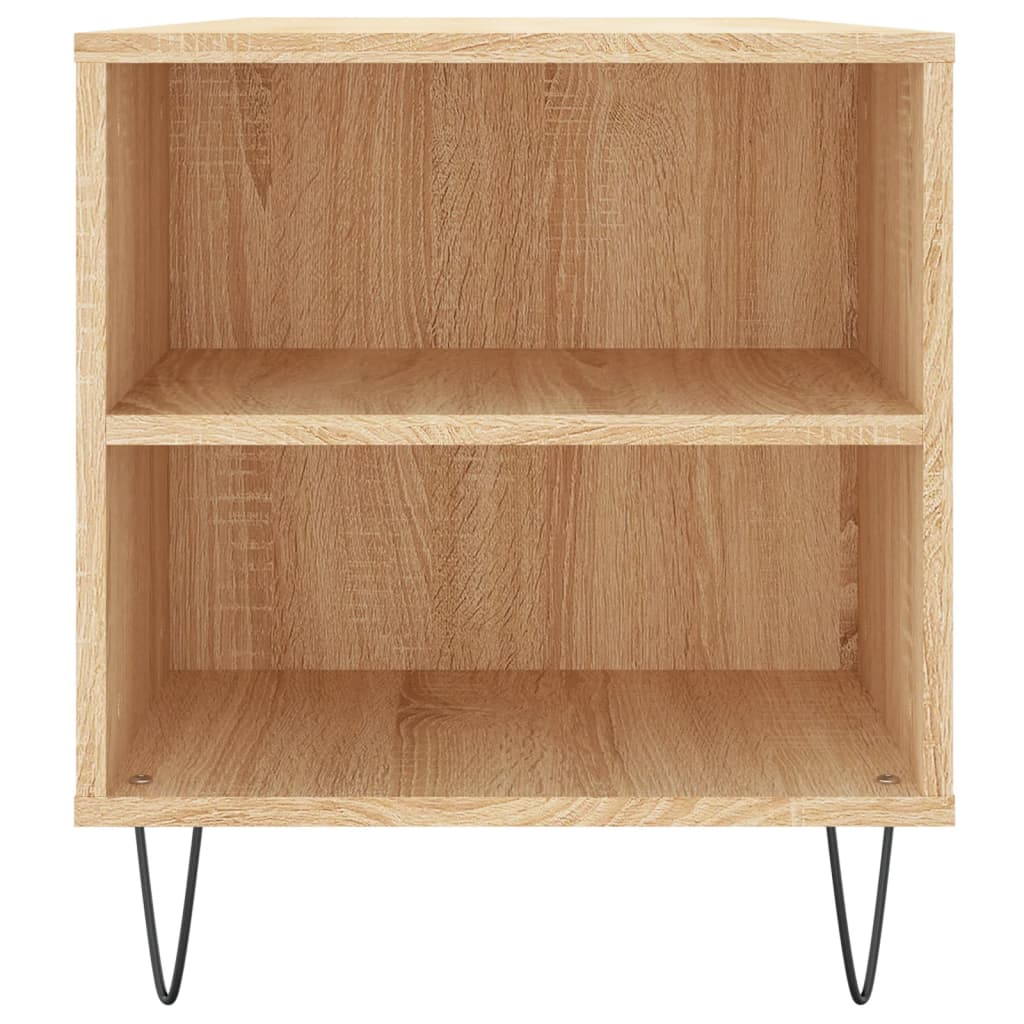 Mesa De Centro Madera De Ingeniería 102X44,5X50 Cm