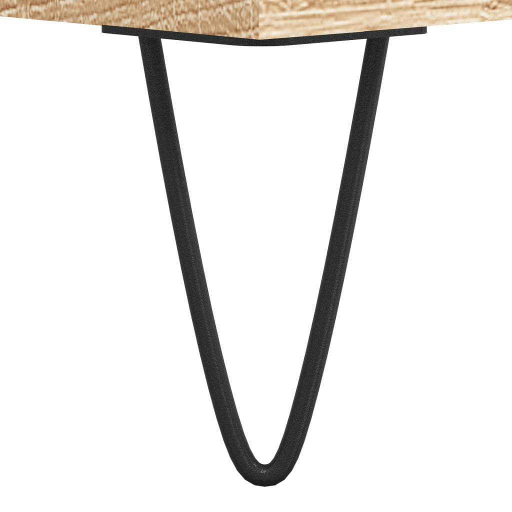 Mesa De Centro Madera De Ingeniería 102X44,5X50 Cm