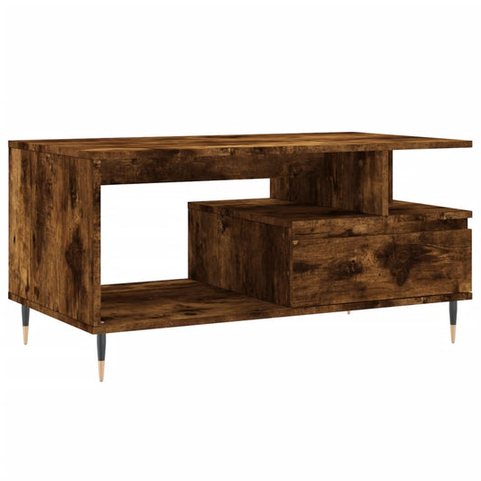Mesa De Centro Madera Contrachapada 90X49X45 Cm