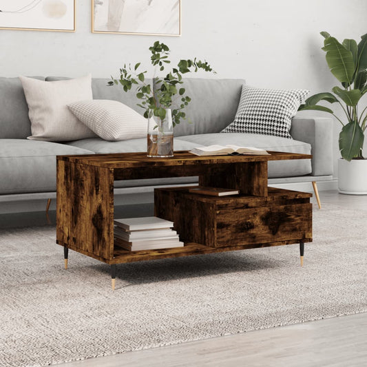 Mesa De Centro Madera Contrachapada 90X49X45 Cm