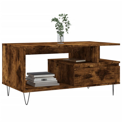 Mesa De Centro Madera Contrachapada 90X49X45 Cm