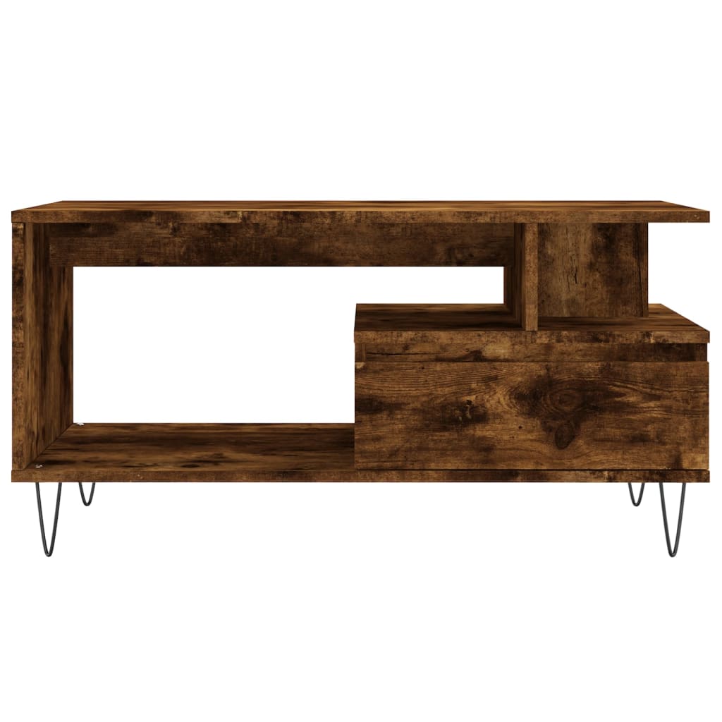 Mesa De Centro Madera Contrachapada 90X49X45 Cm