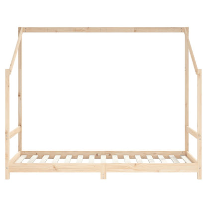 Estructura De Cama De Niños Madera Maciza De Pino 2X(90X160) Cm