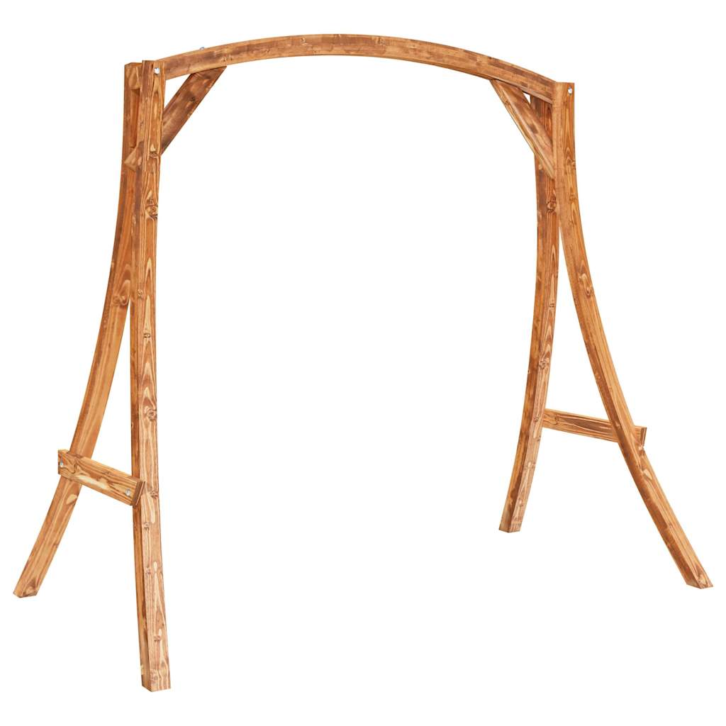 Tumbona Columpio Con Acabado Teca Madera Maciza Abeto