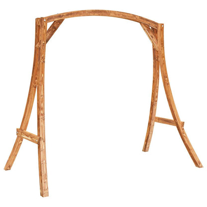Tumbona Columpio Con Acabado Teca Madera Maciza Abeto