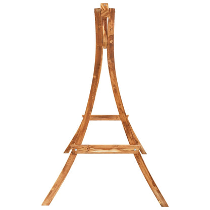 Tumbona Columpio Con Acabado Teca Madera Maciza Abeto