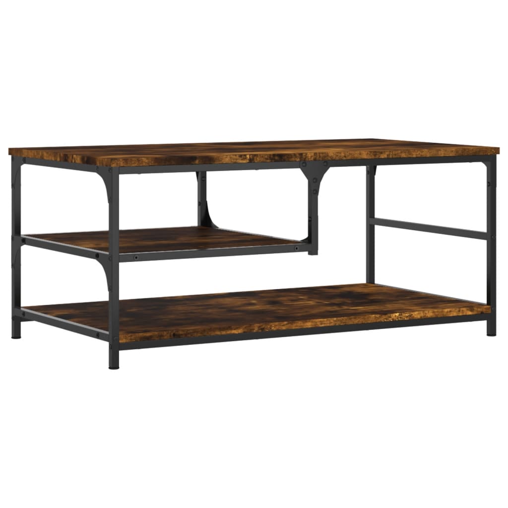 Mesa De Centro Madera De Ingeniería 90X49X40 Cm