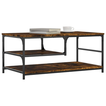 Mesa De Centro Madera De Ingeniería 90X49X40 Cm
