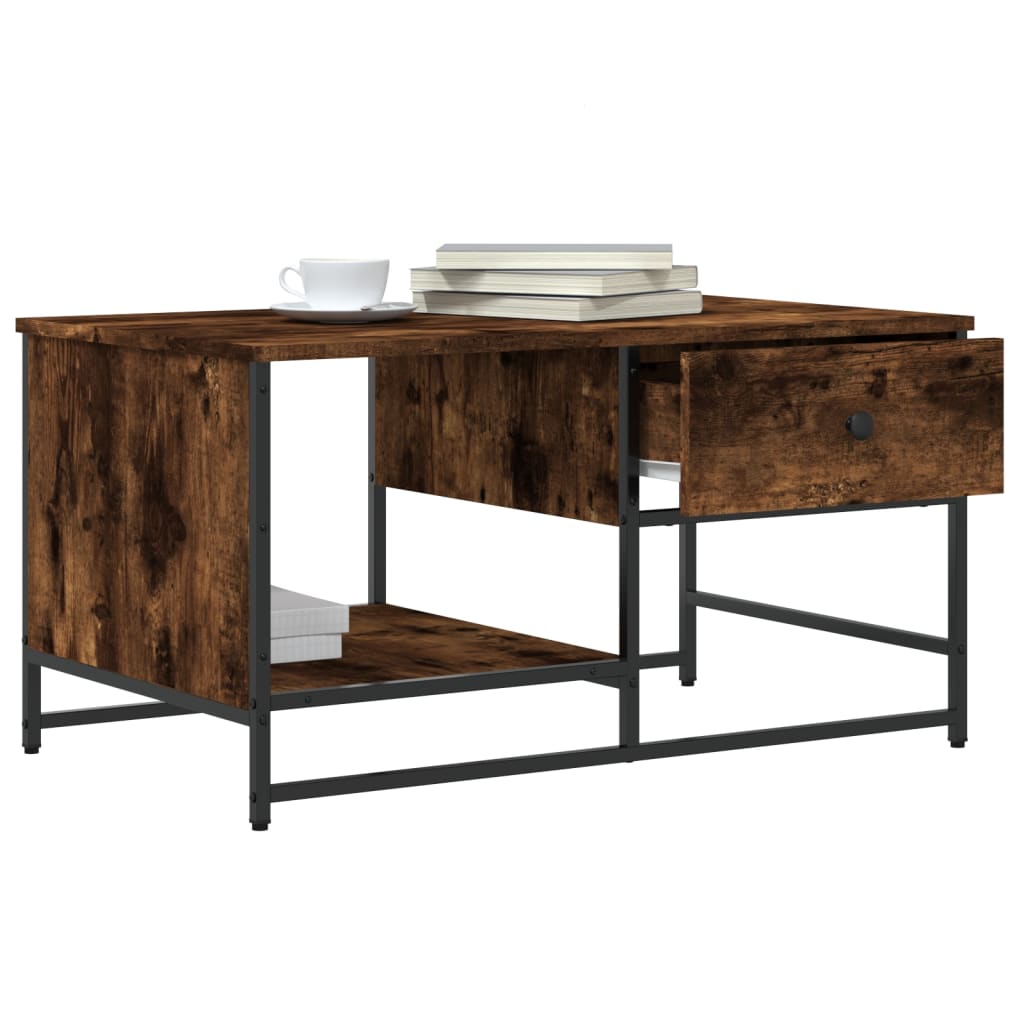 Mesa De Centro Madera Contrachapada 85,5X51X45 Cm