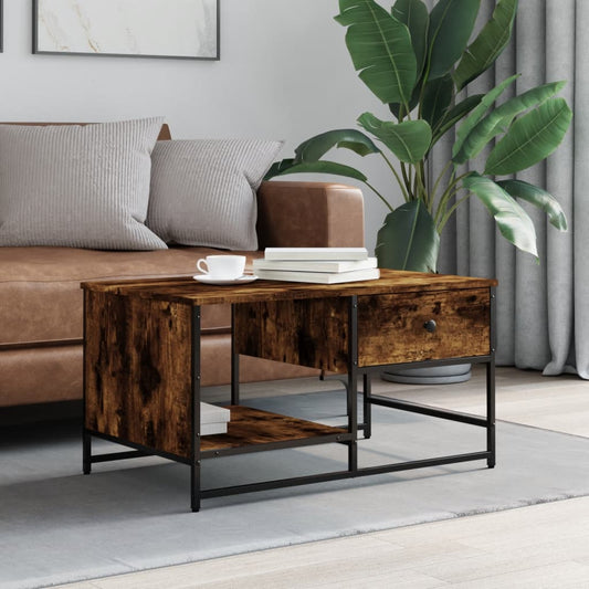 Mesa De Centro Madera Contrachapada 85,5X51X45 Cm