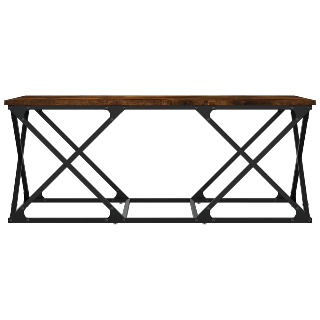 Mesa De Centro Madera De Ingeniería 100X49X40 Cm