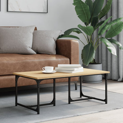 Mesa De Centro Madera Contrachapada 90X50X35 Cm