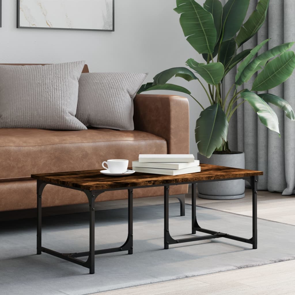 Mesa De Centro Madera Contrachapada 90X50X35 Cm