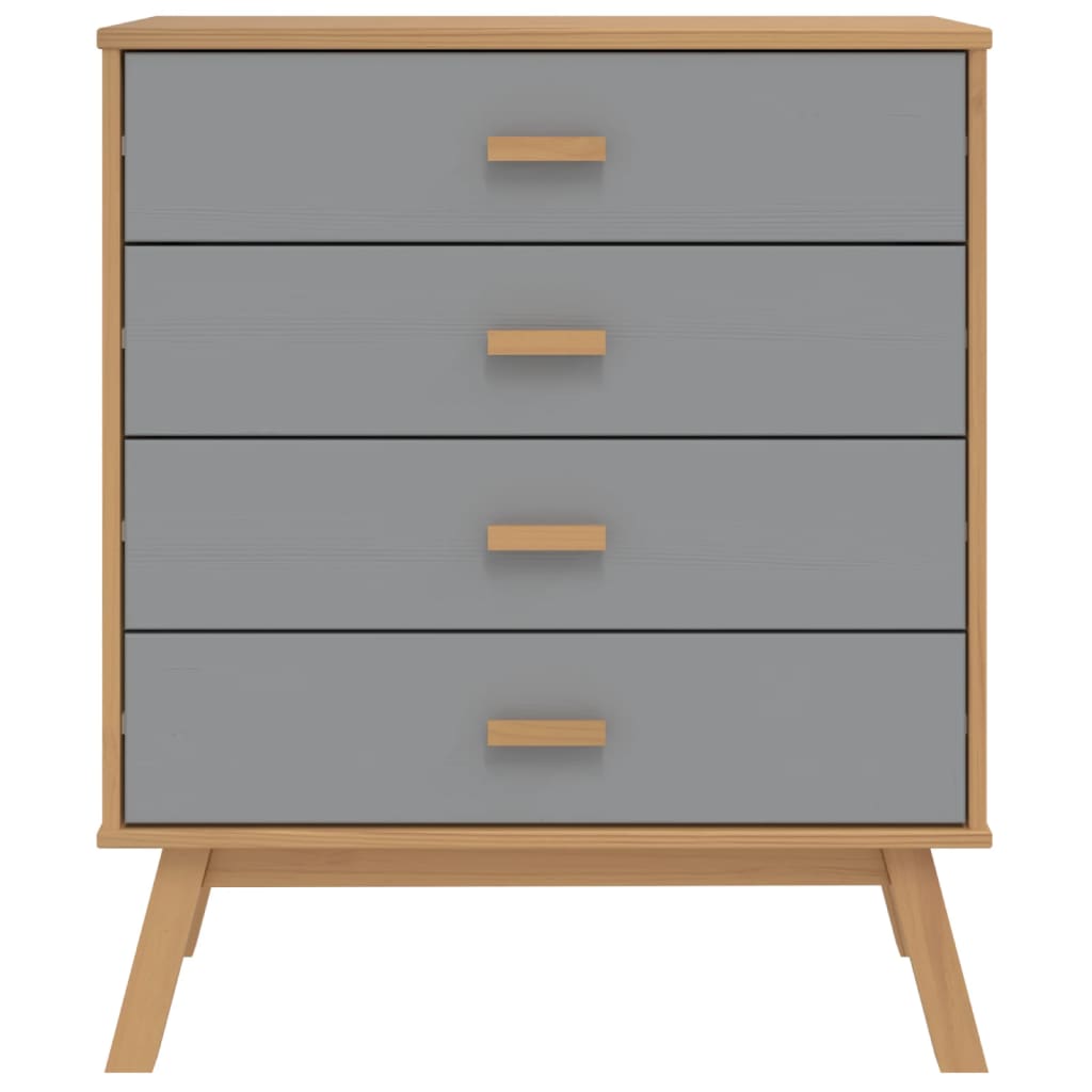 Cómoda De Cajones Olden Madera Maciza De Pino