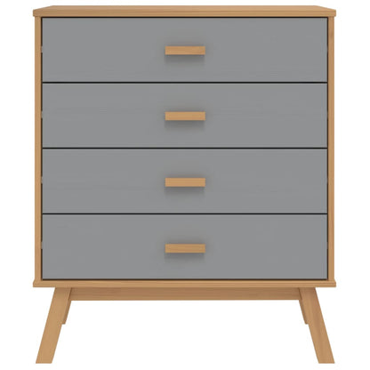 Cómoda De Cajones Olden Madera Maciza De Pino