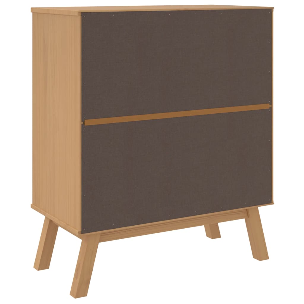 Cómoda De Cajones Olden Madera Maciza De Pino