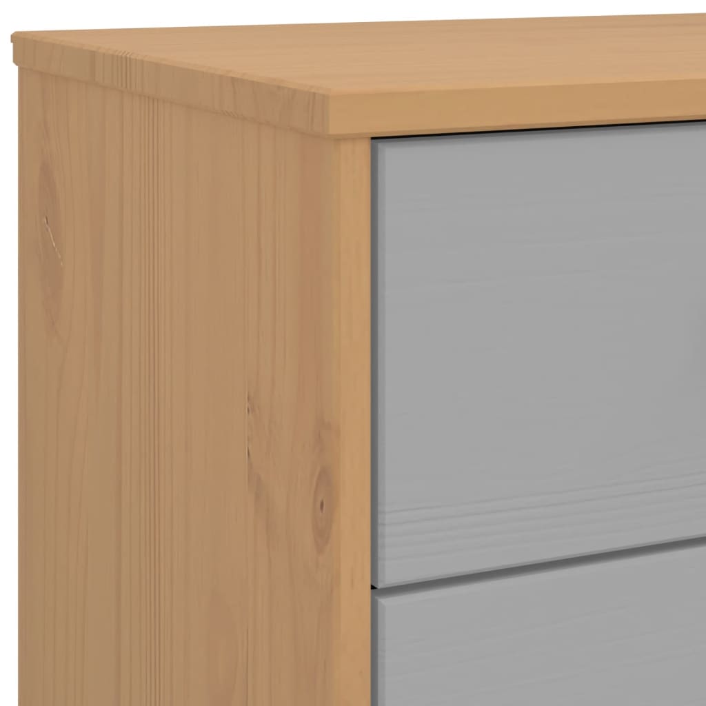 Cómoda De Cajones Olden Madera Maciza De Pino