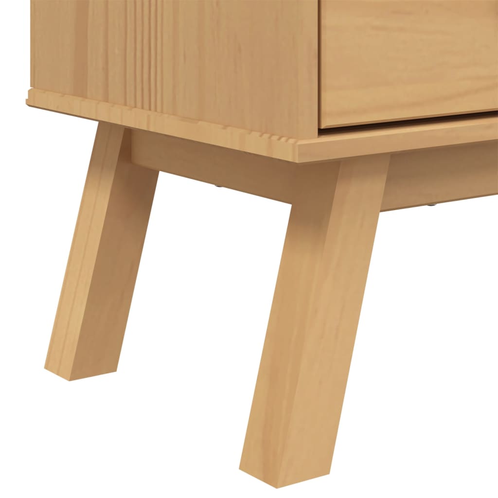 Estantería De 4 Niveles Olden Madera Maciza De Pino