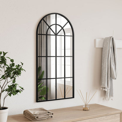 Espejo De Pared Arco De Hierro Negro