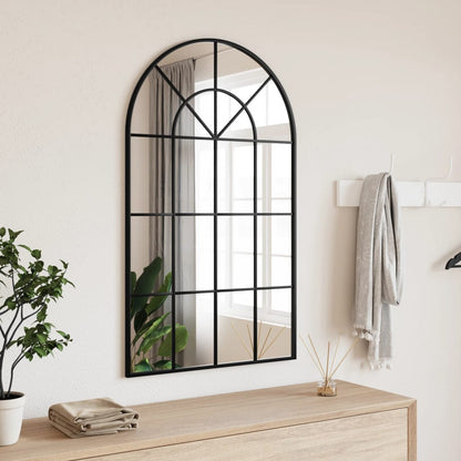 Espejo De Pared Arco De Hierro Negro