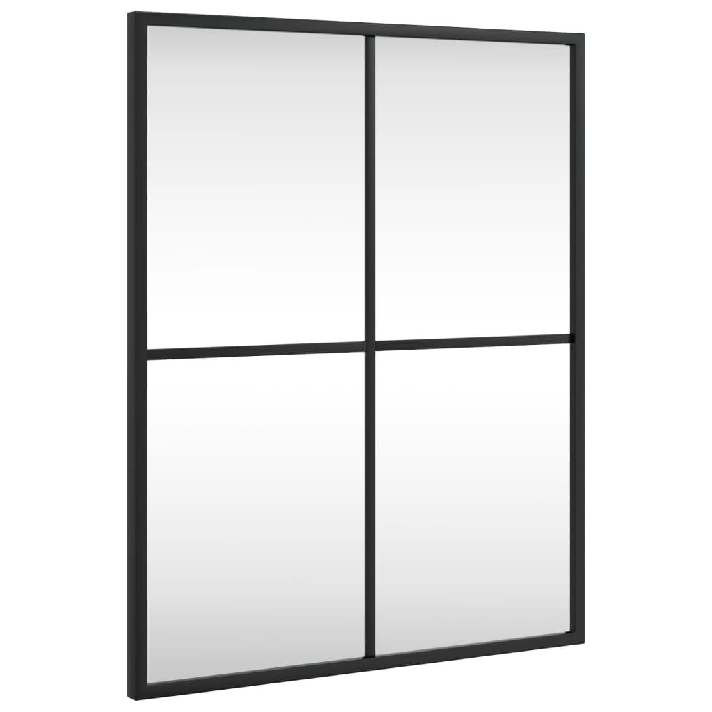 Espejo De Pared Rectangular De Hierro Negro