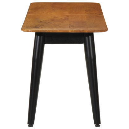 Banco Madera Maciza De Mango Y Hierro 160X40X45 Cm