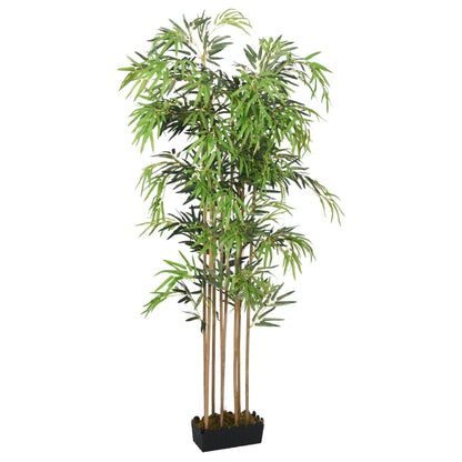Árbol De Bambú Artificial Con 730 Hojas Verde 120 Cm