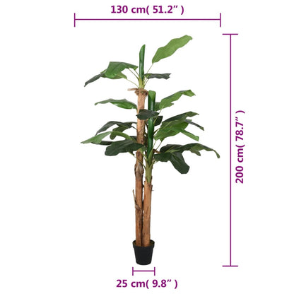 Árbol De Plátano Artificial 22 Hojas Verde