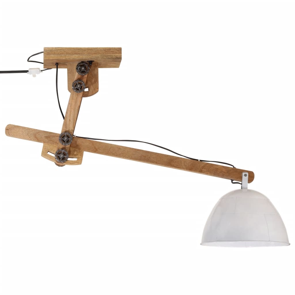 Lámpara De Techo Blanca 25 W E27 105X30X65-108 Cm