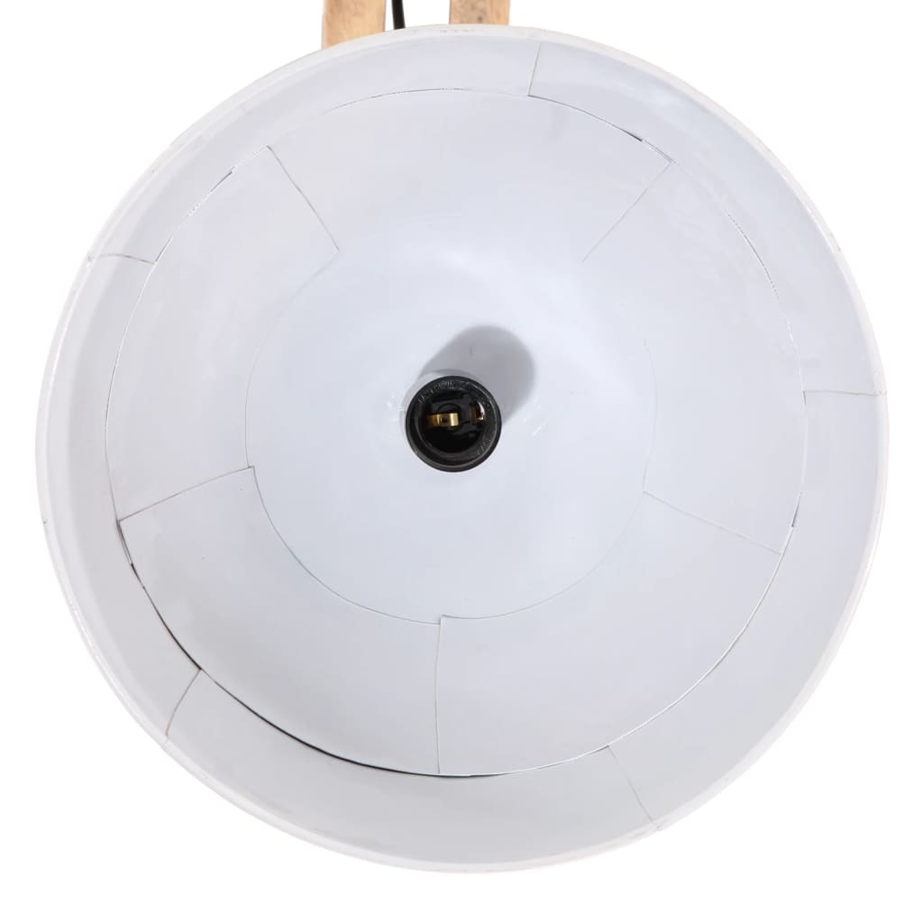 Lámpara De Techo Blanca 25 W E27 105X30X65-108 Cm