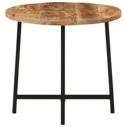 Mesa De Centro Hierro Y Madera Maciza De Mango