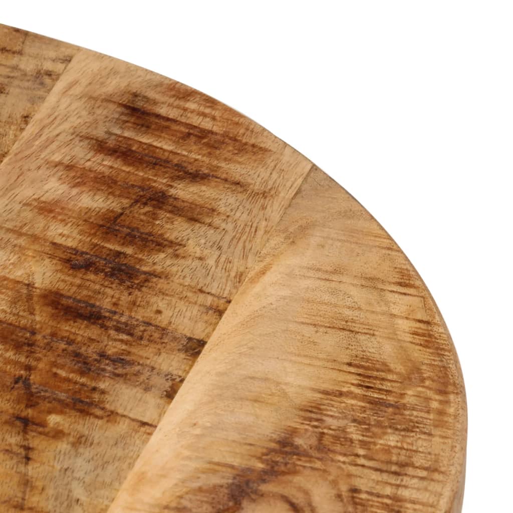 Mesa De Centro Hierro Y Madera Maciza De Mango