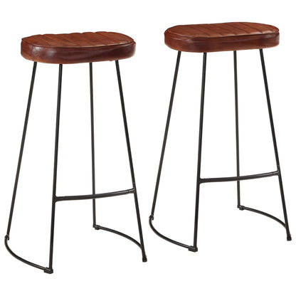 Taburetes De Barra 2 Uds Madera Maciza Mango