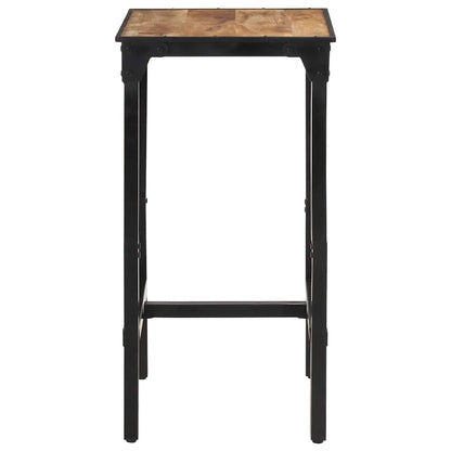 Mesa De Bar Madera Maciza De Mango Rugoso