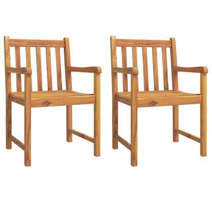 Juego De Comedor De Jardín 3 Piezas Madera Maciza De Acacia